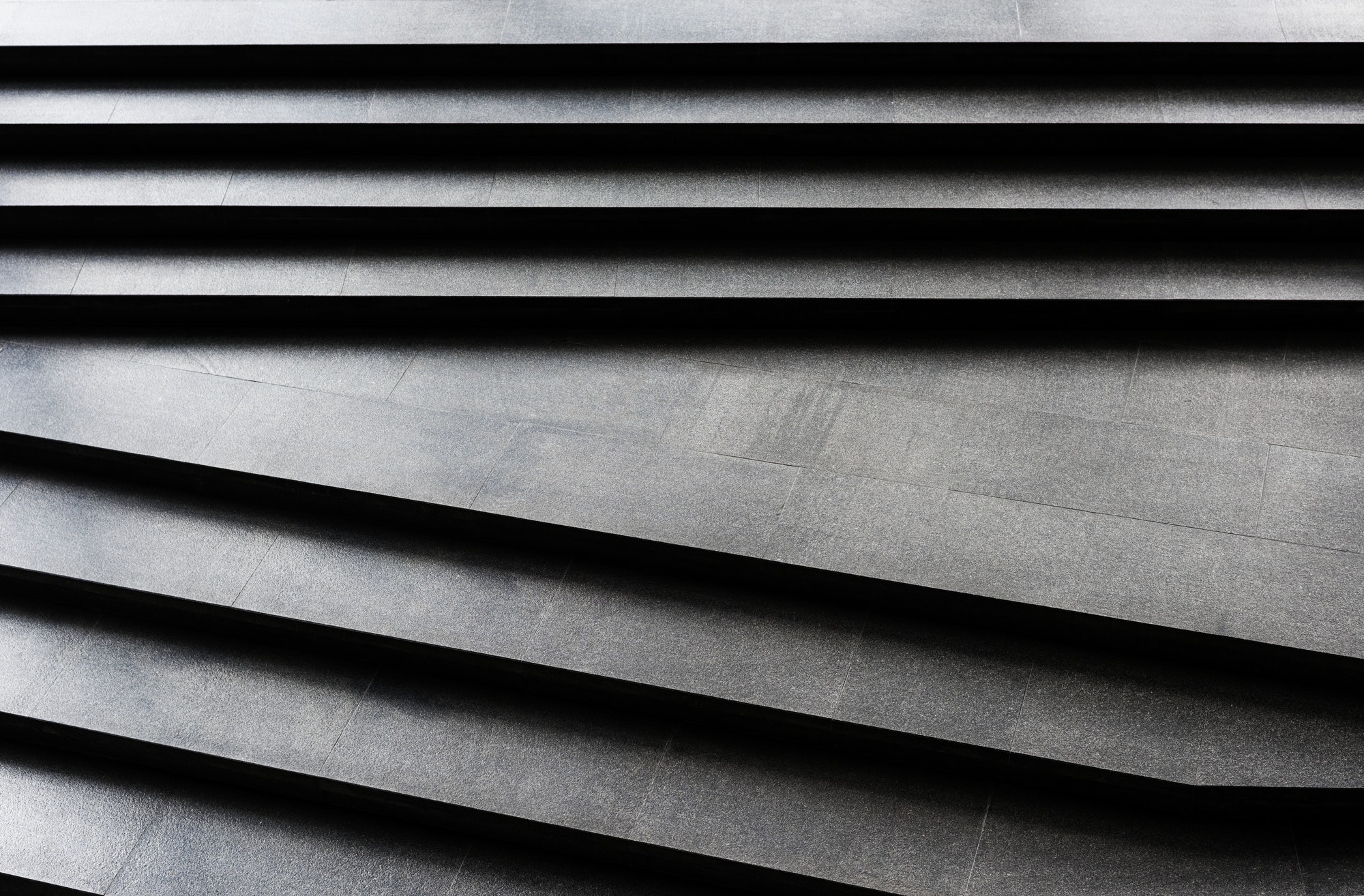 Plain dark granite stairs pattern